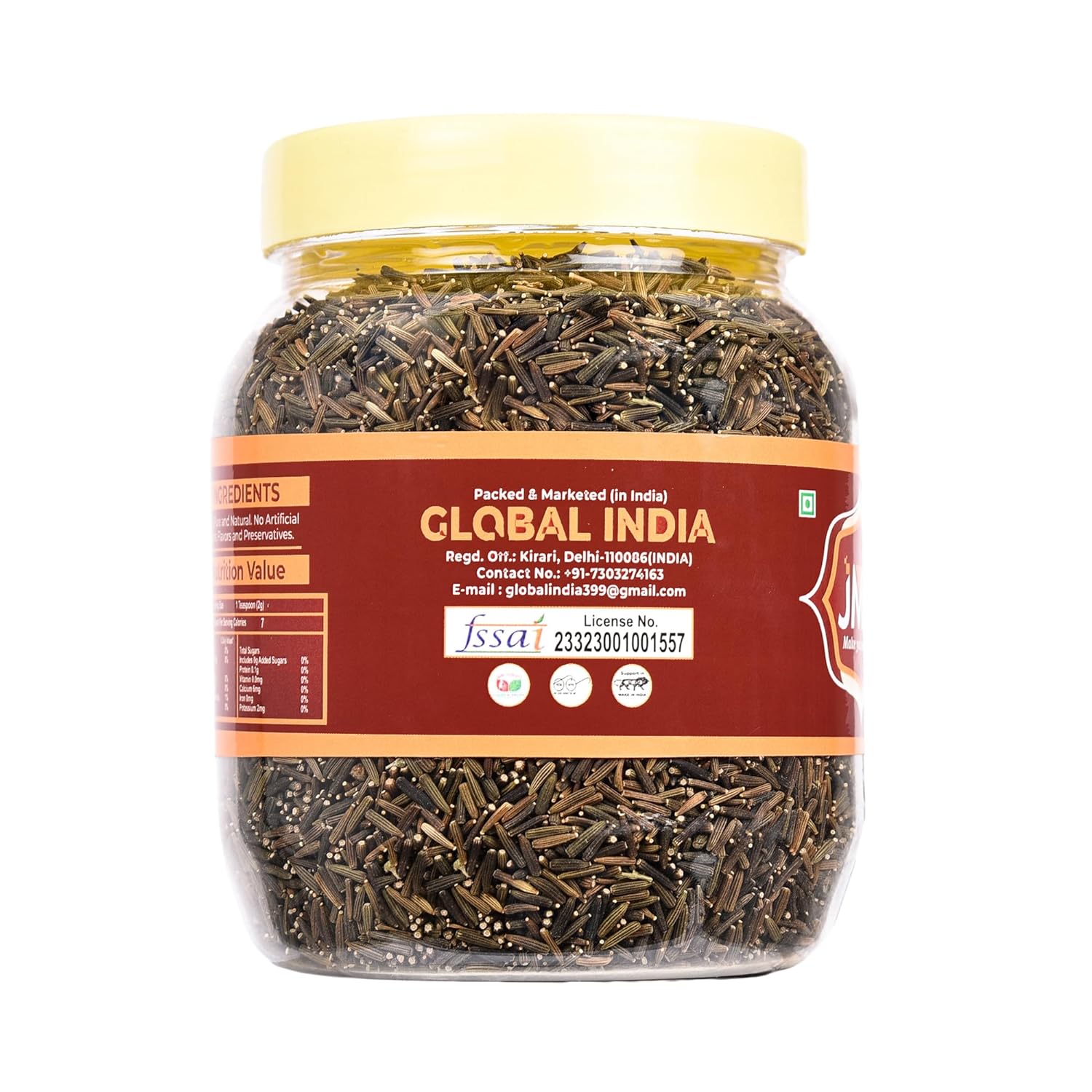 JMN Kalijeeri (Kalijiri Seeds) | Centratherum Anthelminticum | Traditional Ayurvedic Herb | Fresh & Pure - Image 2