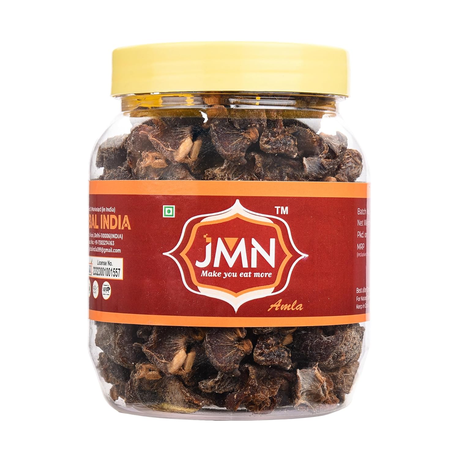JMN Organic Amla Sabut (Indian Gooseberry) | Dried Salted Amla | Sukha Awla | Dry Gooseberry | Fresh & Pure - Image 2