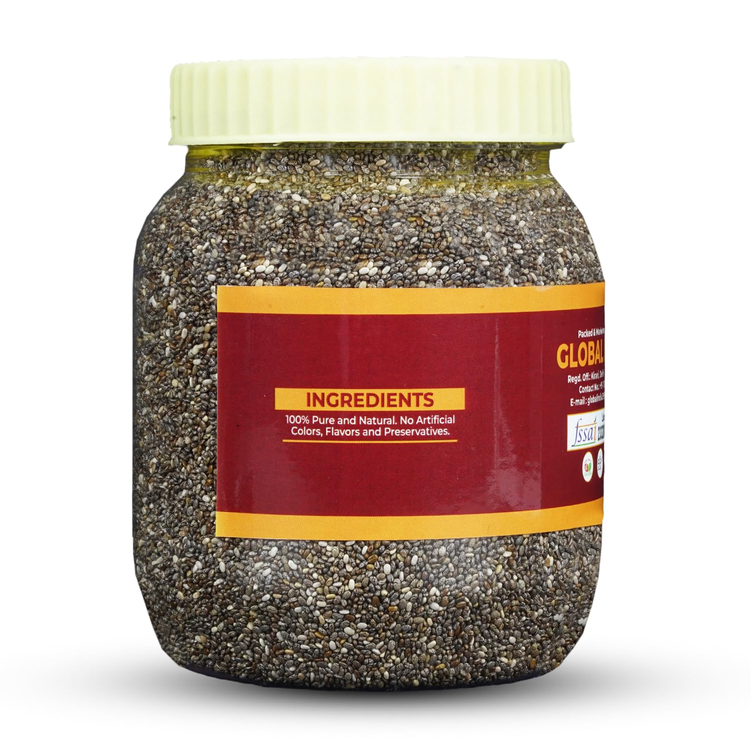 JMN Chia Seeds – Raw Organic Superfood Rich in Fiber, Protein & Omega-3 | 100% Natural | 400g - Image 3
