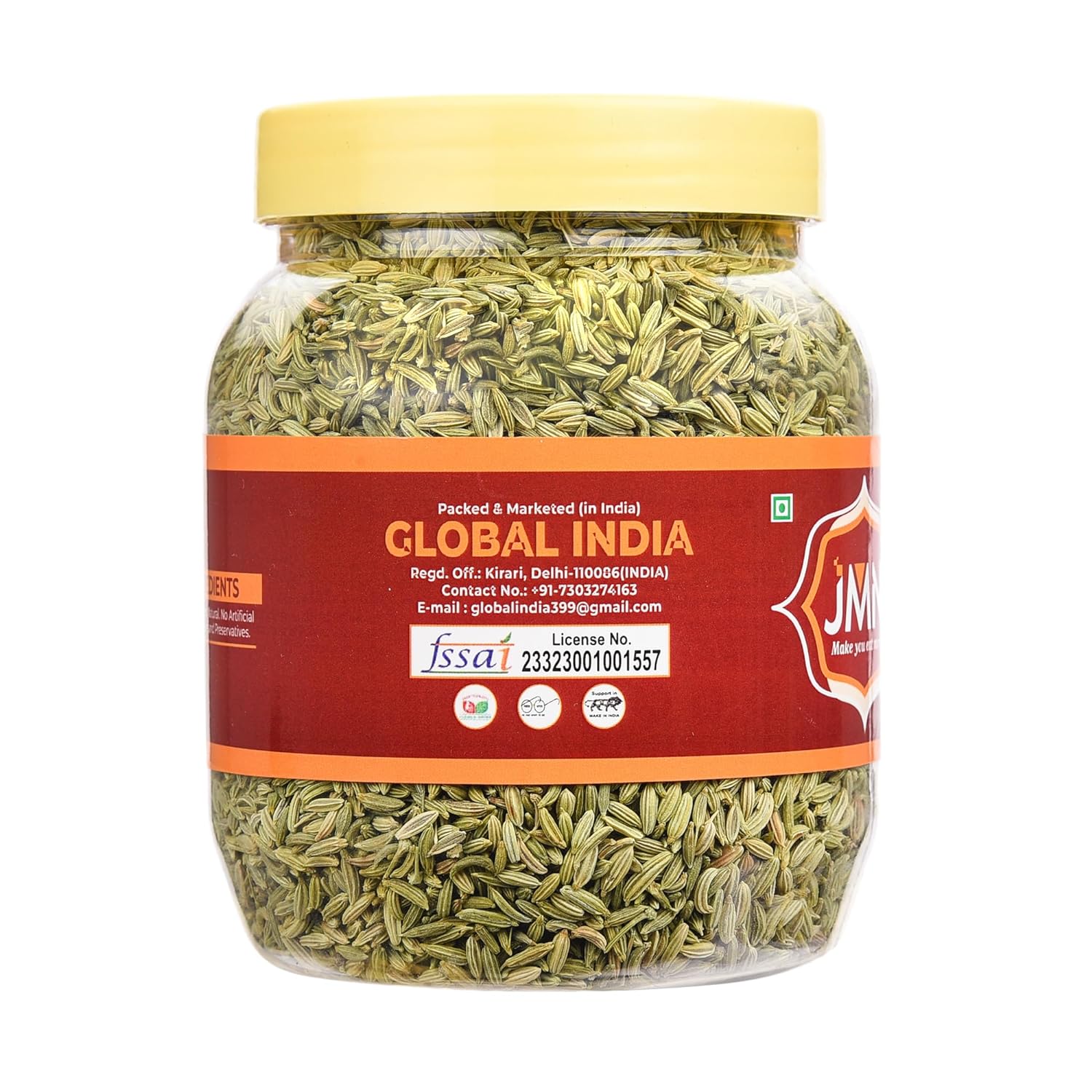 JMN Premium Saunf (Whole Fennel Seeds) – Natural Mouth Freshener & Digestive Spice | Fresh & Pure | Aromatic Indian Fennel Seeds - Image 3