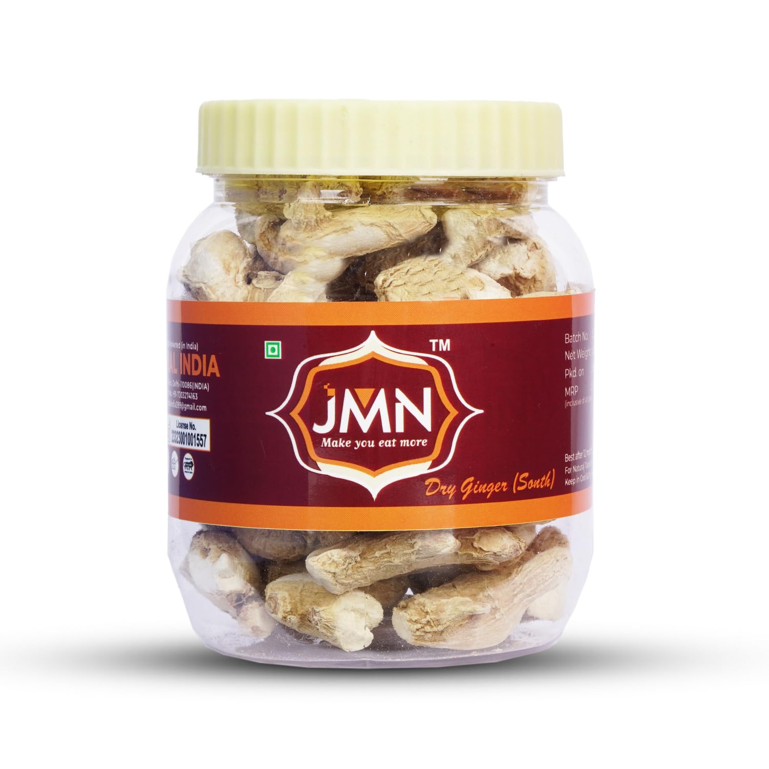 JMN Dry Ginger Whole (Saunth/Sonth) 600g (Pack of 3) | Organic Dry Ginger Sticks | Sukku | Chukku | Sounth | Sunthi | Adrak | 100% Natural Ayurvedic Spice - Image 2