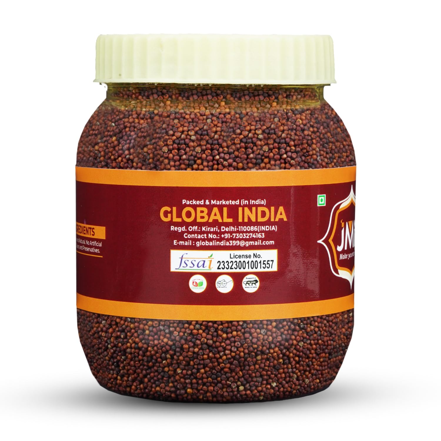 JMN Ragi Flour (Finger Millet Flour) 400g | Nachni Flour | Naturally Gluten-Free | Chemical & Pesticide Free | Rich in Calcium, Iron & Fiber - Image 4