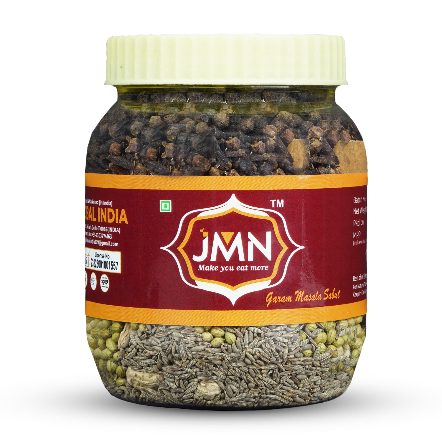 JMN Garam Masala Sabut | Whole Sabut Mix Masala | Premium Whole Indian Spice Blend | 100% Natural Whole Spices - Image 2