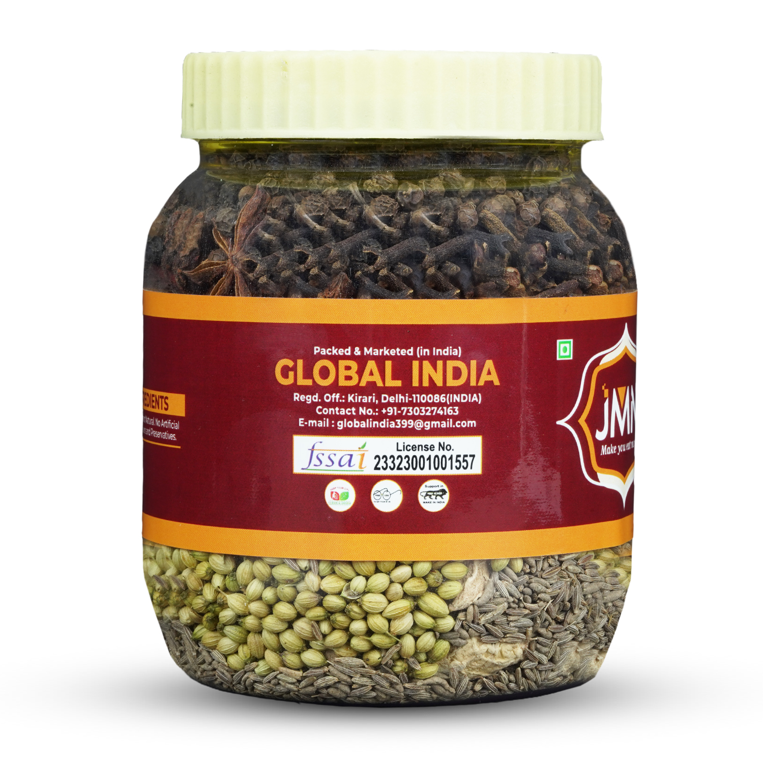 JMN Garam Masala Sabut | Whole Sabut Mix Masala | Premium Whole Indian Spice Blend | 100% Natural Whole Spices - Image 3